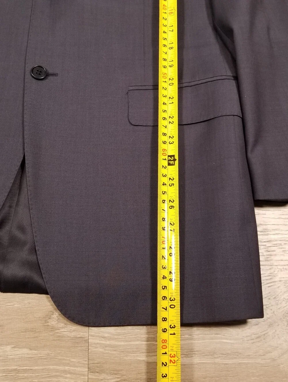 Canali Suit 2 Piece 50R EU (40R 32x30) Mens Navy Blue Rothmans Wool Two Button